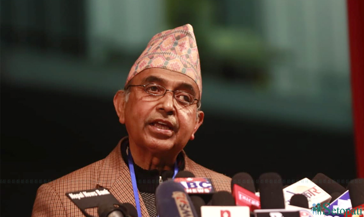 नेकपा मालेका महासचिव सिपी मैनाली। तस्बिरः नवीनबाबु गुरूङ/सेतोपाटी